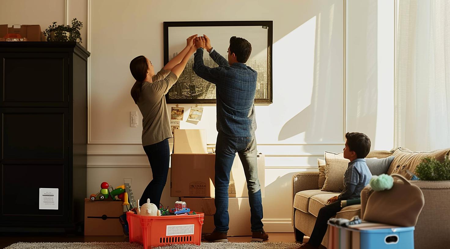 Die Entscheidung für das Zusammenziehen